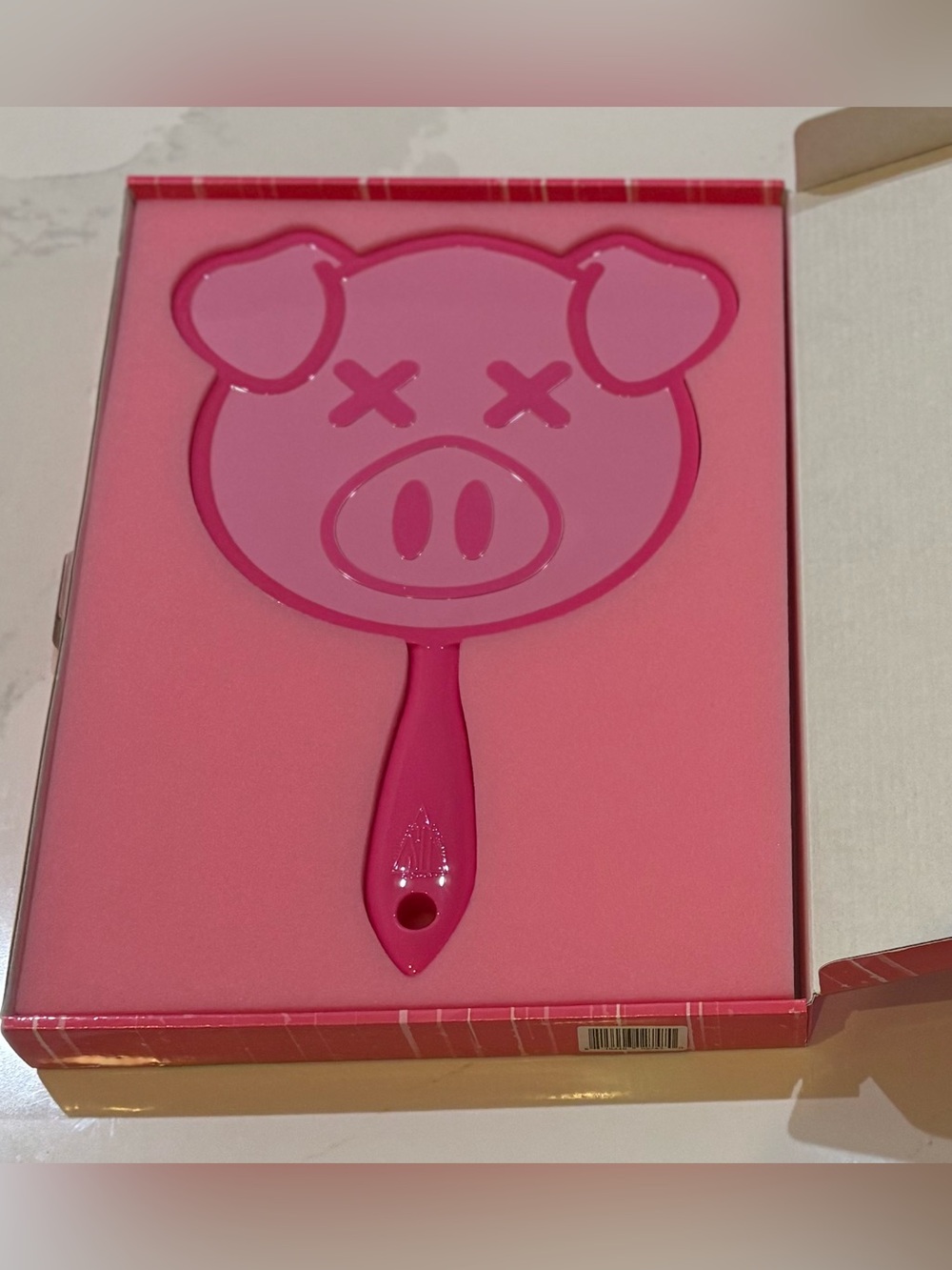 JEFFREE STAR X SHANE DAWSON - PINK PIG FACE - HAND MIRROR NEW W/ BOX